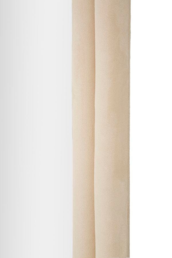 Specchio Da Muro Cloe Velluto Crema cm 60x4x160 (Misura Specchio cm 45x145) (2)