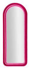 Specchio Da Muro Cloe Velluto Fucsia cm 60x4x160 (Misura Specchio cm 45x145)