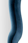 Specchio Da Muro Emily Velluto Blu cm 60x6x160 (Misura Specchio cm 42x144) (3)