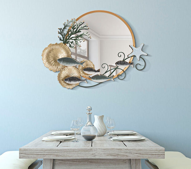 Specchio Da Muro Fish cm 88,9x7,6x65,4 (4)