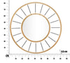 Specchio Da Muro Glam Dark cm Ø 81x6,5 (Misura Specchio cm Ø 41,5) (4)