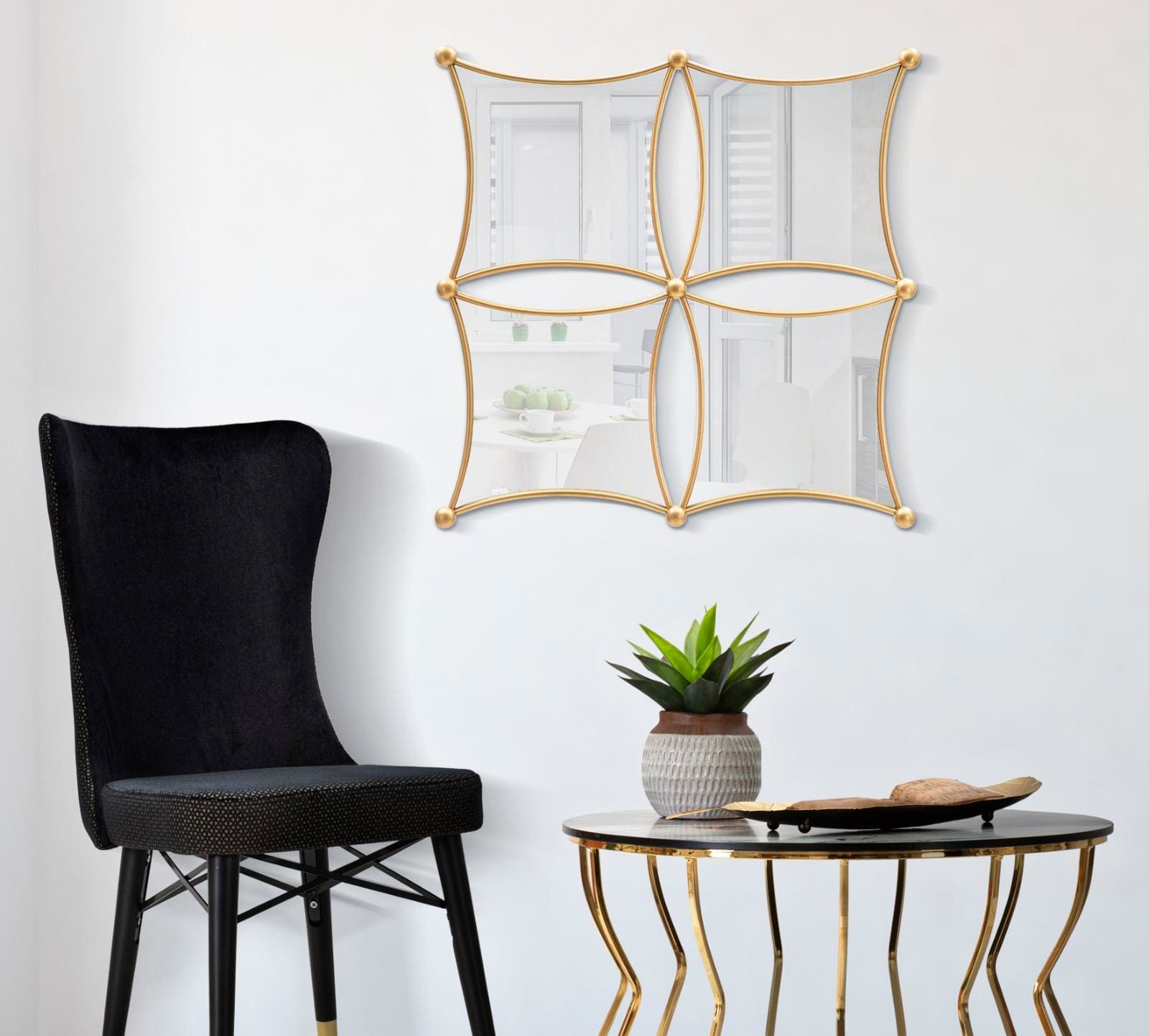 Specchio Da Muro Jalo cm 68x3,5x68 (4)