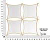 Specchio Da Muro Jalo cm 68x3,5x68 (5)