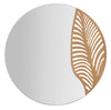 Specchio Da Muro Leaffy cm Ø 60x1,5 (Misura Specchio cm 39x60)
