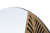 Specchio Da Muro Leaffy cm Ø 60x1,5 (Misura Specchio cm 39x60) (3)