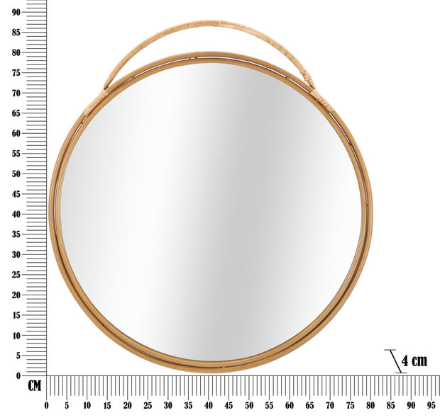Specchio Da Muro Panama Round cm 80x4x88 (5)
