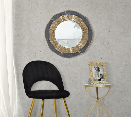 Specchio Da Muro Shai Dark cm Ø 65,5x5 (1)