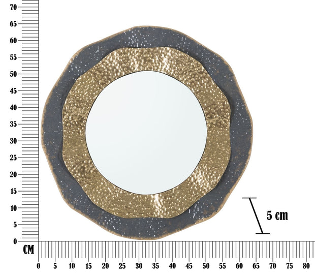 Specchio Da Muro Shai Dark cm Ø 65,5x5 (5)