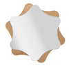 Specchio Da Muro Star cm Ø 80x1 (Misura Specchio cm 65x74)