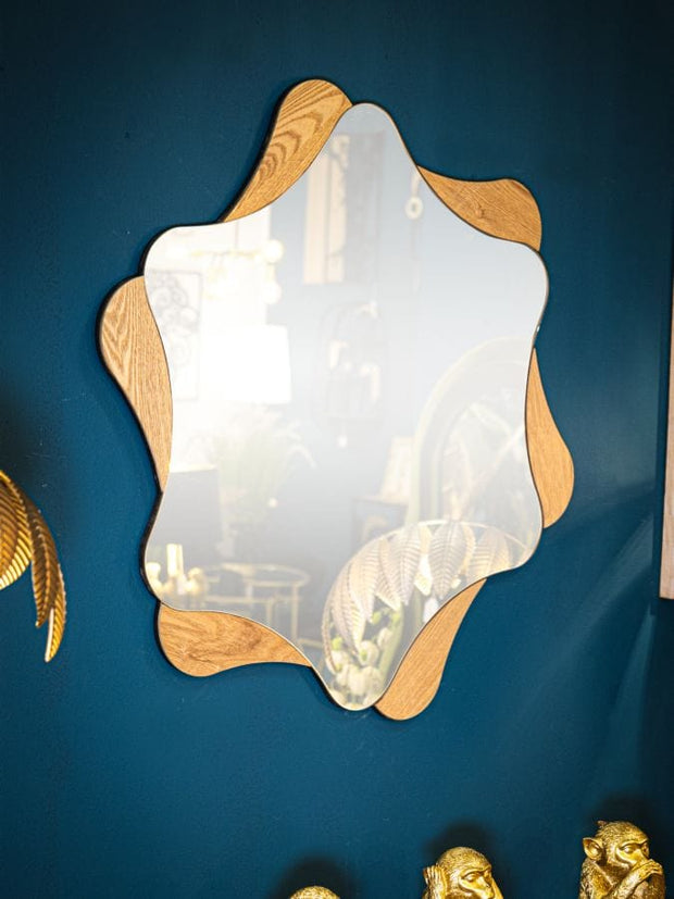 Specchio Da Muro Star cm Ø 80x1 (Misura Specchio cm 65x74) (4)
