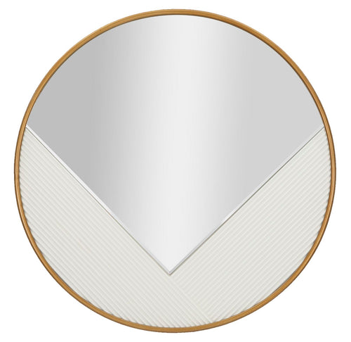 Specchio Da Muro Tolosa cm Ø 80x4 (Misura Specchio cm 73x64)