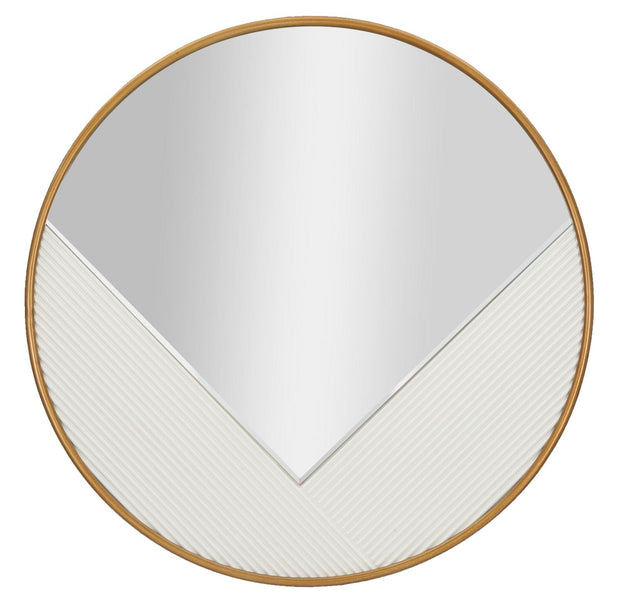 Specchio Da Muro Tolosa cm Ø 80x4 (Misura Specchio cm 73x64)