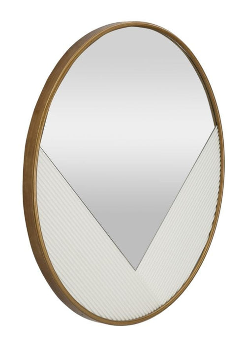 Specchio Da Muro Tolosa cm Ø 80x4 (Misura Specchio cm 73x64) (1)