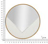 Specchio Da Muro Tolosa cm Ø 80x4 (Misura Specchio cm 73x64) (6)