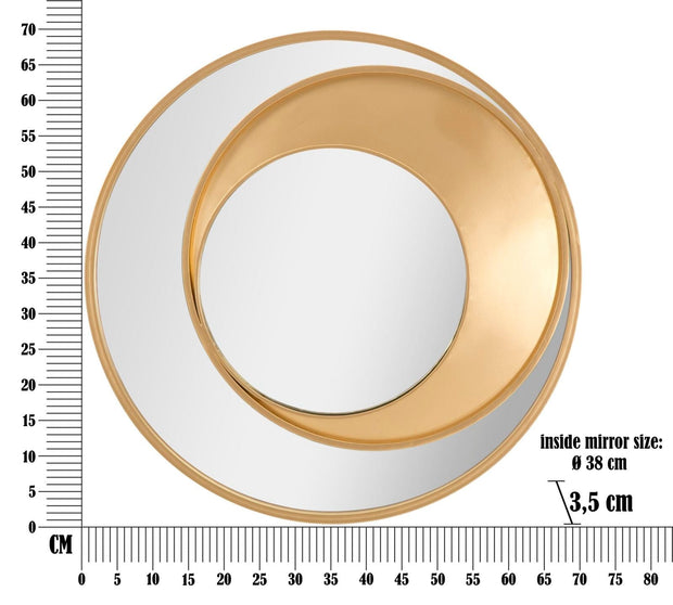Specchio Da Muro Vortic cm Ø 70x3,5 (5)