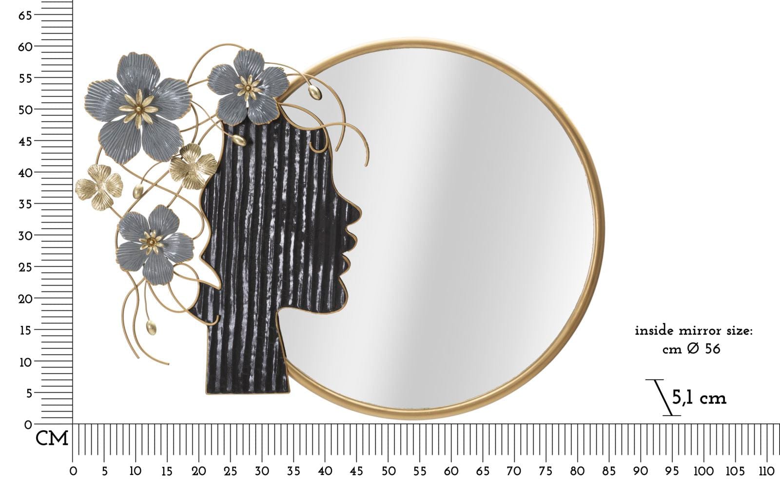 Specchio Da Muro Woman cm 81,9x7x61 (5)