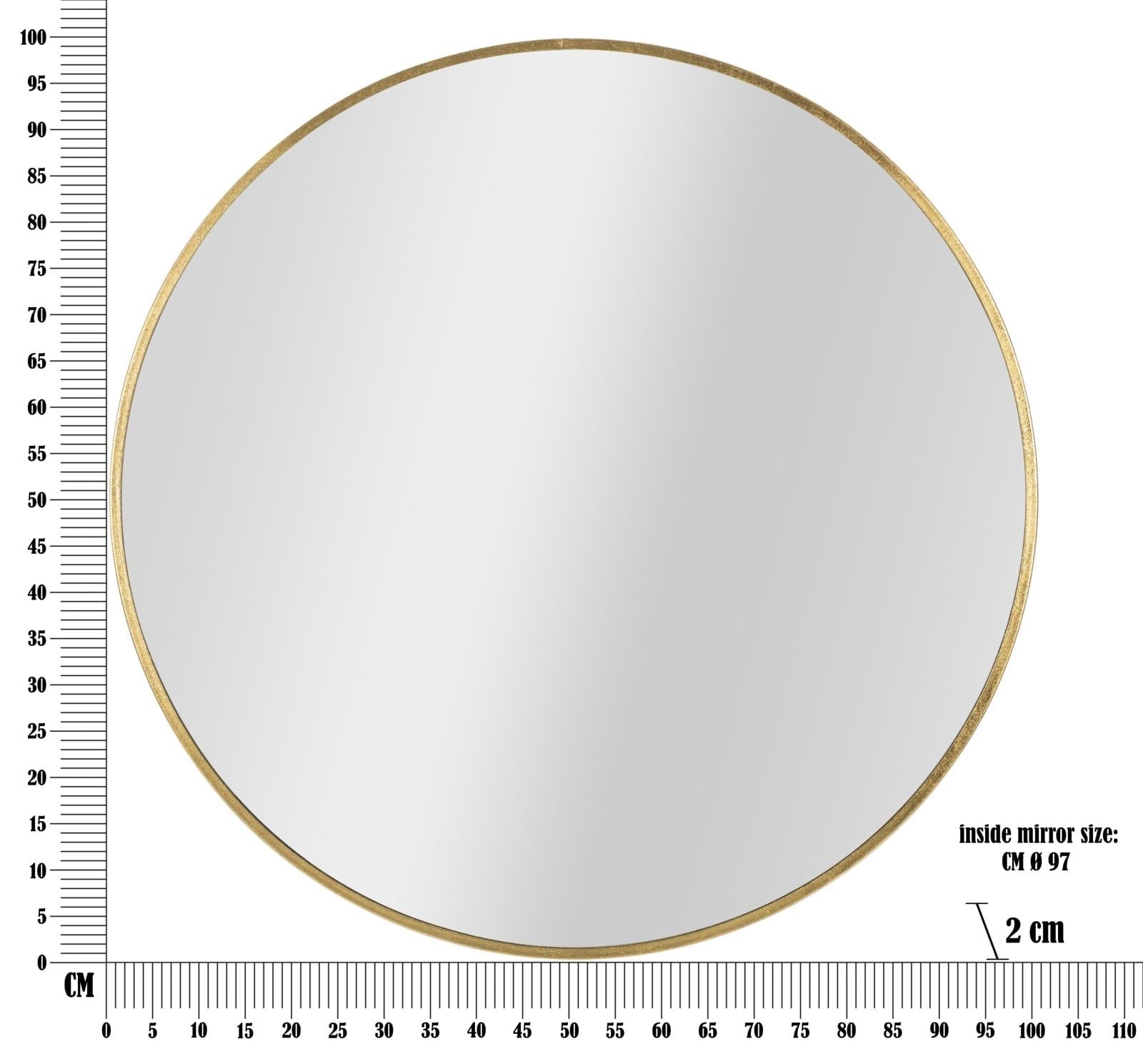 Specchio Elegant Glam cm Ø 100x2 (4)