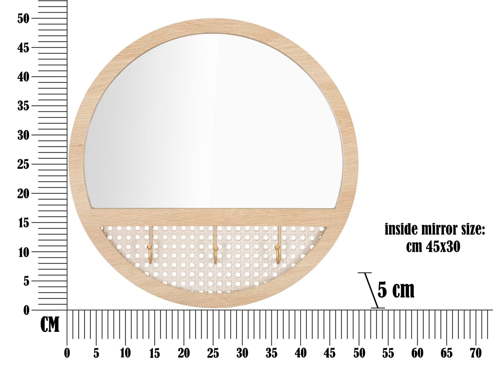 Specchio Fuji cm Ø 50x5 (5)