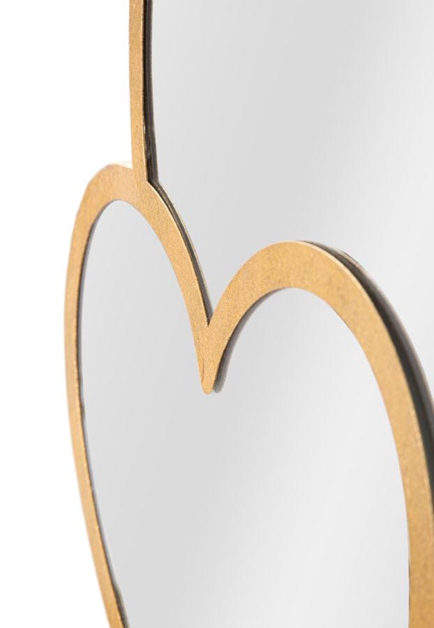 Specchio Glam Double Heart cm 65x2x50 (Misura Interna cm 60x45) (3)