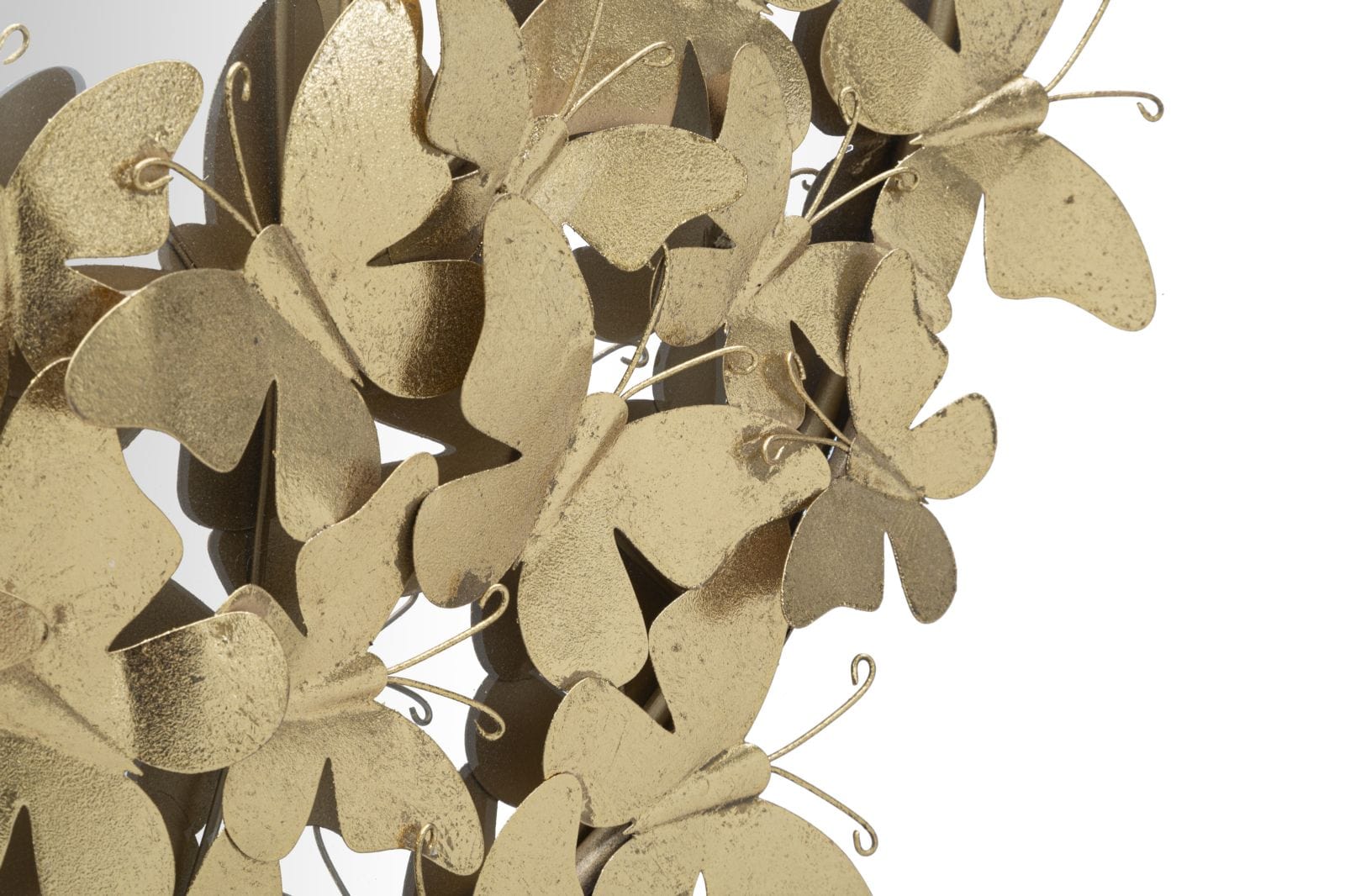 Specchio Glam Oval Butterfly cm 59x3x89,5 (Misura Specchio cm 46x78) (1)
