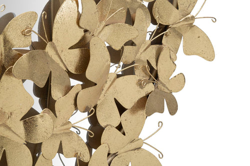 Specchio Glam Oval Butterfly cm 59x3x89,5 (Misura Specchio cm 46x78) (1)