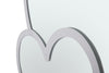 Specchio Glam White Double Heart cm 65x2x50 (Misura Interna cm 60x45) (4)