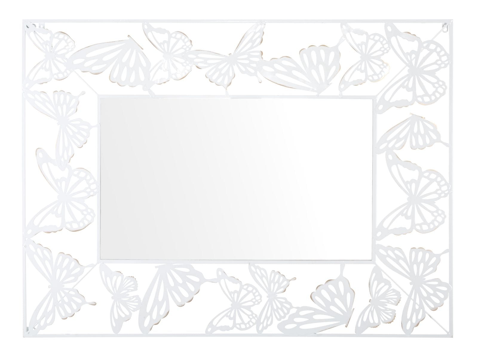 Specchio White Butterfly cm 85x1x115