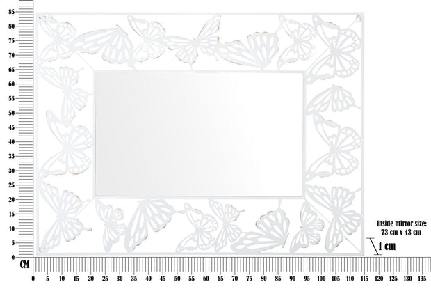 Specchio White Butterfly cm 85x1x115 (5)