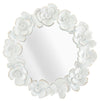 Specchio White Flower cm 82x2,6x85,5 (Misura Interna cm Ø 62)