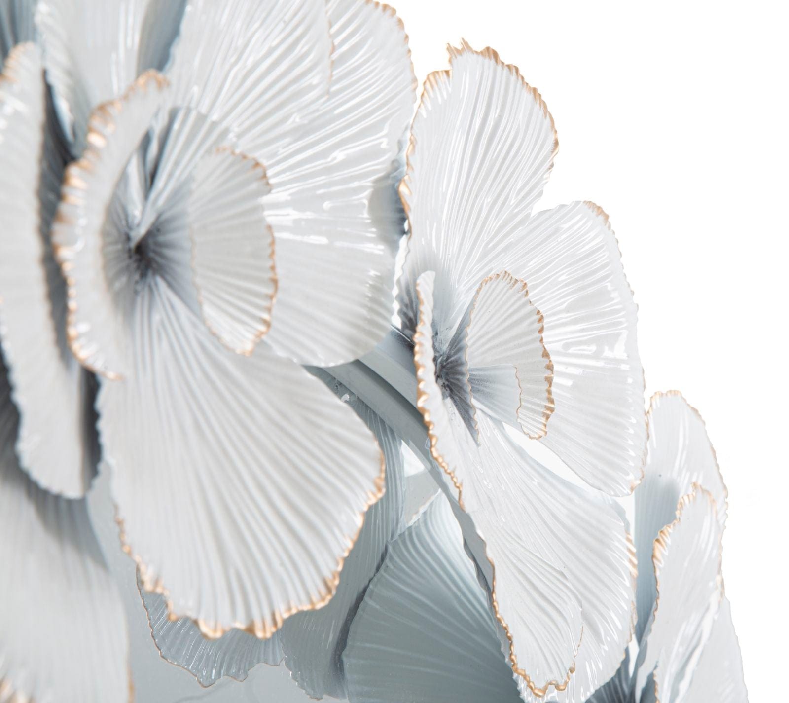 Specchio White Flower cm 82x2,6x85,5 (Misura Interna cm Ø 62) (1)