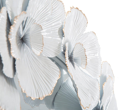 Specchio White Flower cm 82x2,6x85,5 (Misura Interna cm Ø 62) (1)
