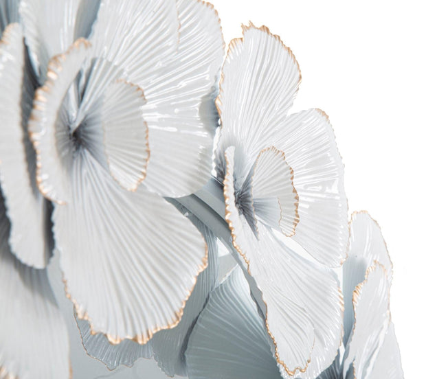 Specchio White Flower cm 82x2,6x85,5 (Misura Interna cm Ø 62) (1)