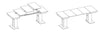 Star 05 Tavolo allungabile in rovere Sonoma, L85-220xL85xH77 cm (8)