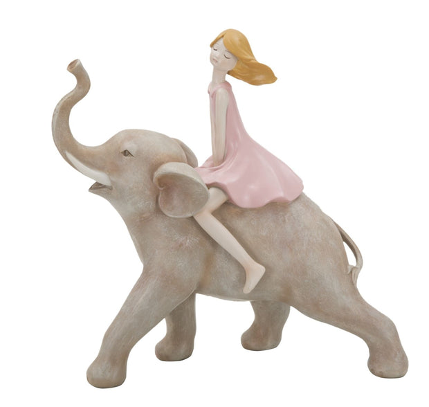 Statuetta Dolly Su Elefante cm 22x10x21 (2)