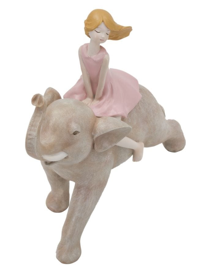 Statuetta Dolly Su Elefante cm 22x10x21 (3)
