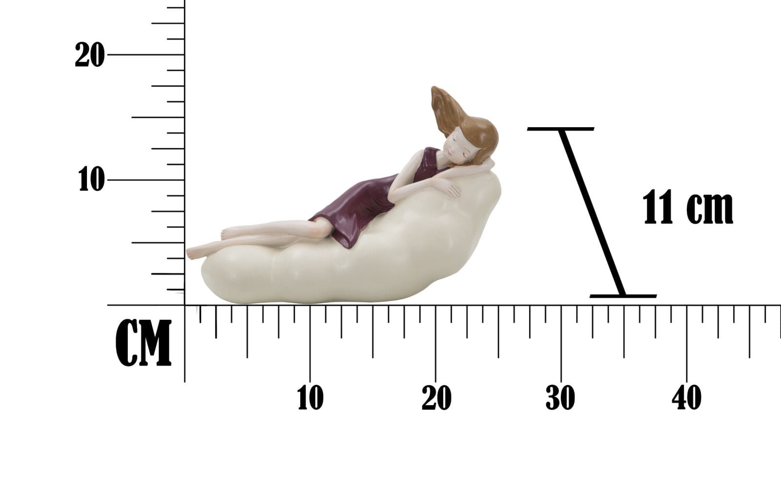 Statuetta Dolly Su Nuvola cm 25x11x16 (8)