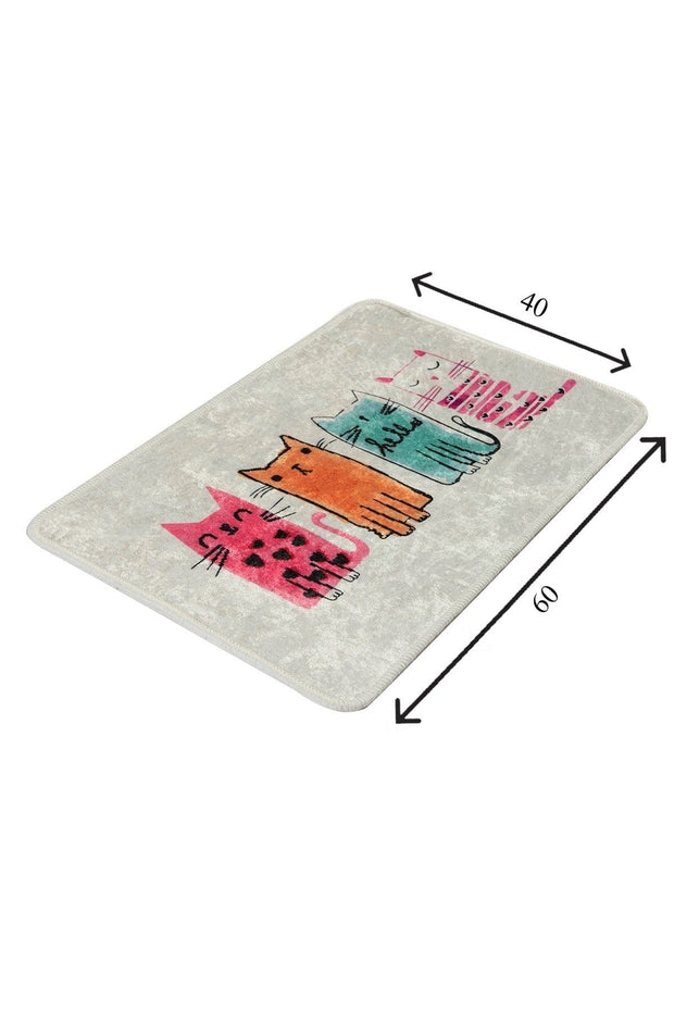 Tappetino per bagno Baby Cats Multicolore, 40 x 60 cm (4)