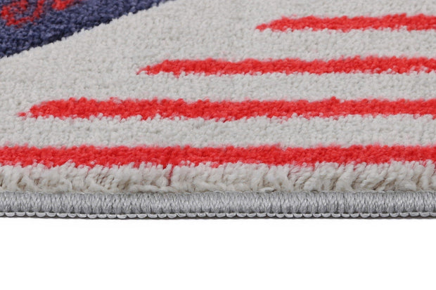 Tappetino per bagno Beverly Hills Polo Club 312 Rosso, 67 x 120 cm (5)
