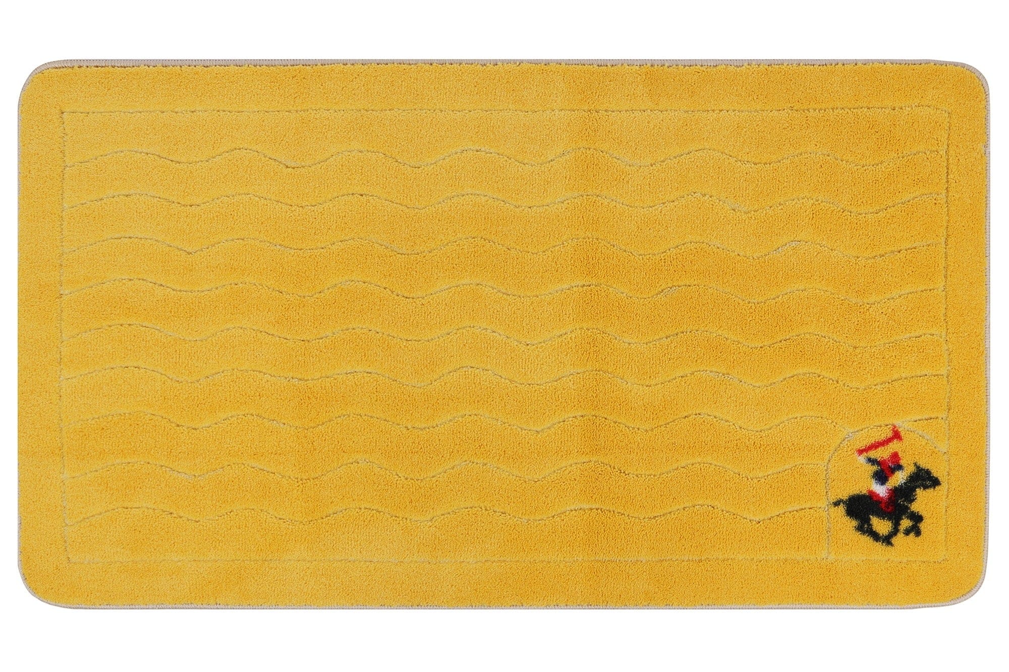 Tappetino per bagno Beverly Hills Polo Club 313 Giallo, 67 x 120 cm (1)