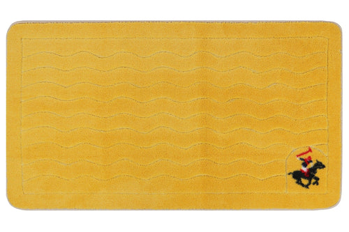 Tappetino per bagno Beverly Hills Polo Club 313 Giallo, 67 x 120 cm (1)