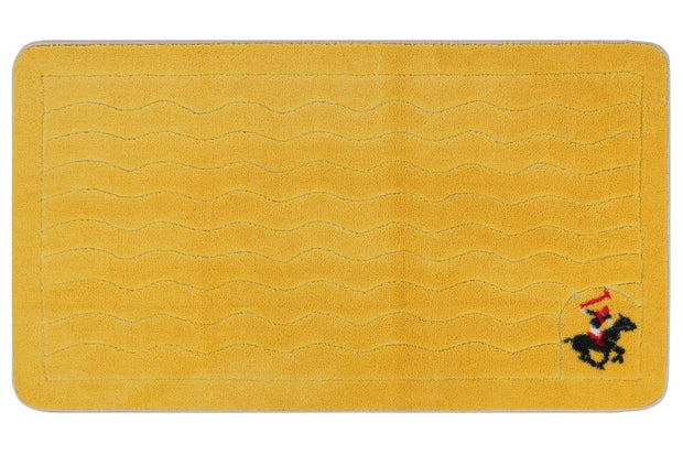 Tappetino per bagno Beverly Hills Polo Club 313 Giallo, 67 x 120 cm (1)
