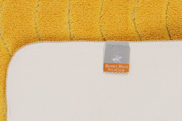 Tappetino per bagno Beverly Hills Polo Club 313 Giallo, 67 x 120 cm (3)
