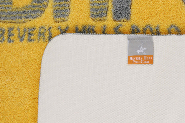 Tappetino per bagno Beverly Hills Polo Club 315 Giallo, 57 x 100 cm (3)