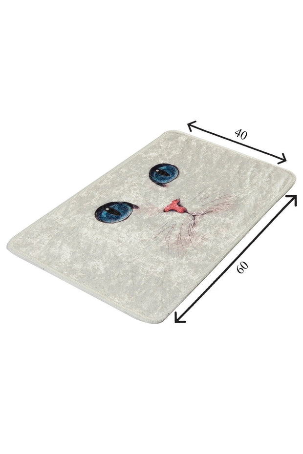 Tappetino per bagno Blue Eyes Multicolore, 40 x 60 cm (4)
