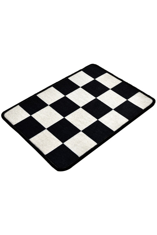 Tappetino per bagno Dama Bianco e Nero, 40 x 60 cm (1)
