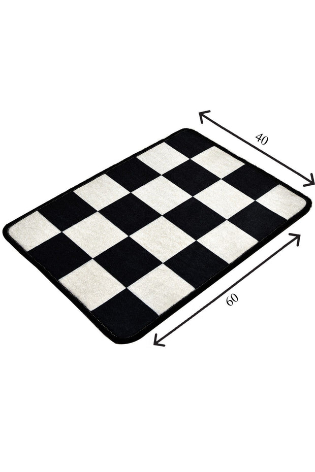 Tappetino per bagno Dama Bianco e Nero, 40 x 60 cm (4)