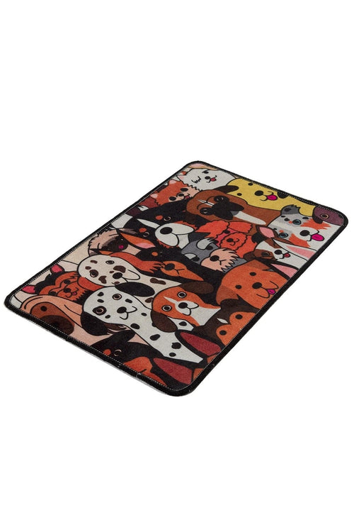 Tappetino per bagno Dogs Multicolore, 40 x 60 cm (1)