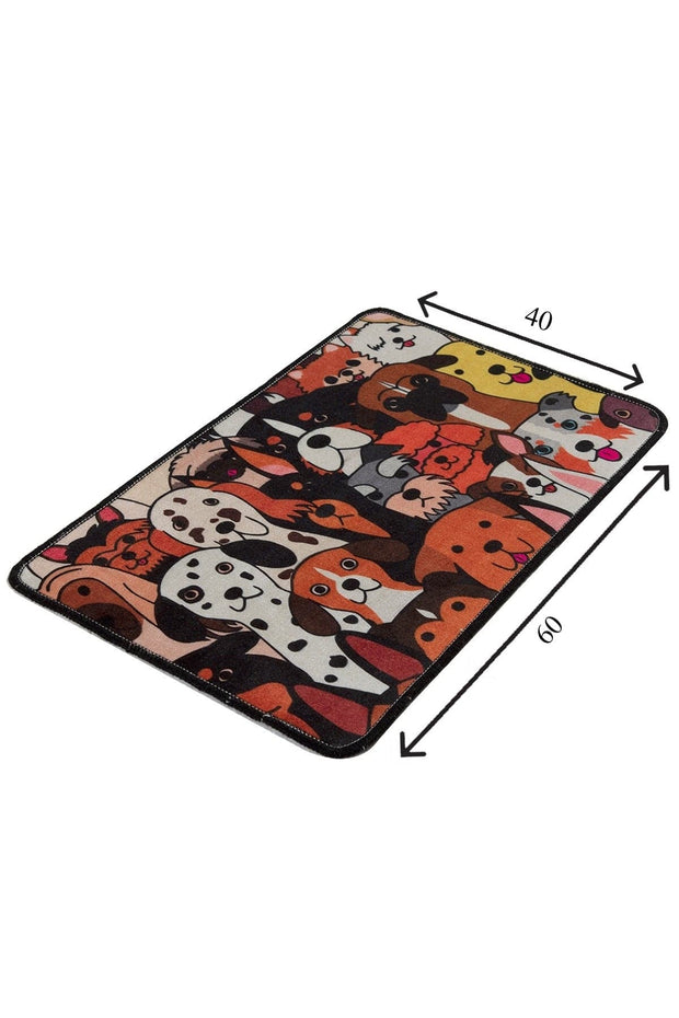 Tappetino per bagno Dogs Multicolore, 40 x 60 cm (4)