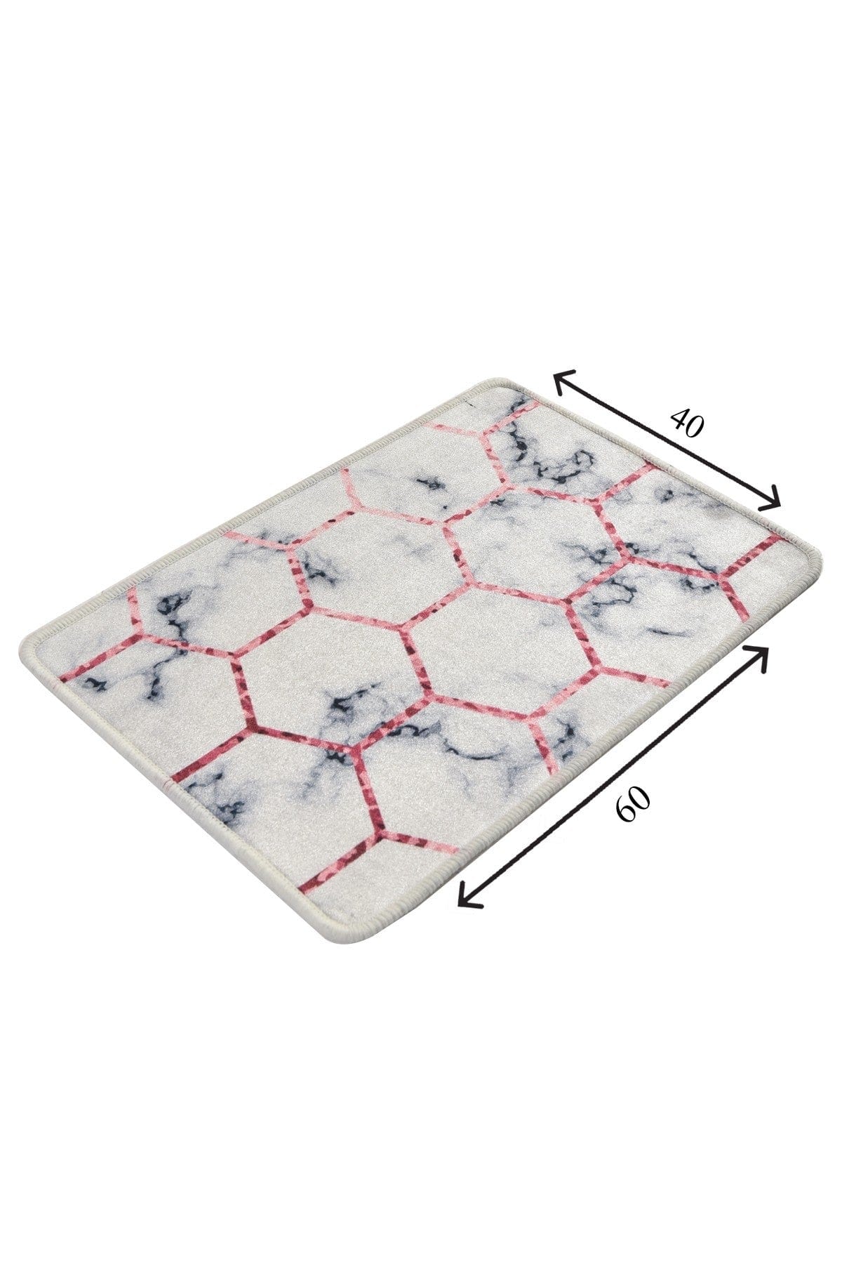 Tappetino per bagno Honeycomb Multicolore, 40 x 60 cm (4)
