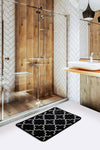 Tappetino per bagno Kupa Bianco e Nero, 40 x 60 cm